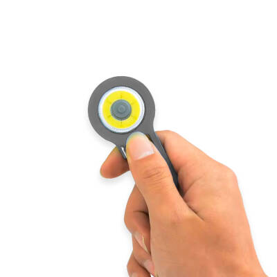 Panther Karabinalı Anahtarlık El Feneri Gri - 3