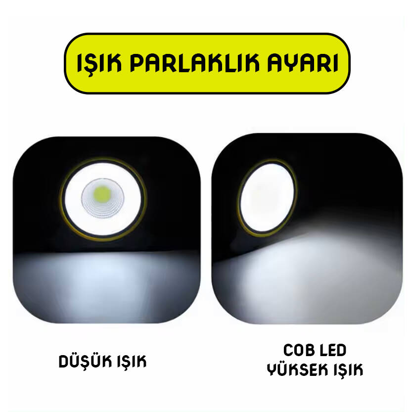 Panther 1W COB LED Pilli El Feneri PT-915 - 3