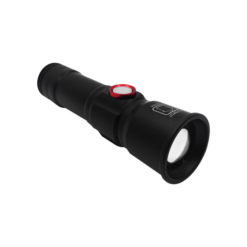 Panther USB Şarjlı Metal Zoomlu El Feneri PT-4060 - 1