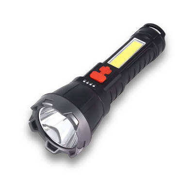 Panther USB Şarjlı El Feneri PT-6106 - Güçlü ve Çok Yönlü Aydınlatma