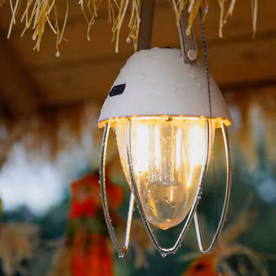 Panther USB Şarjlı Deri Askılı Kamp Lambası PTT-AYBK - 4