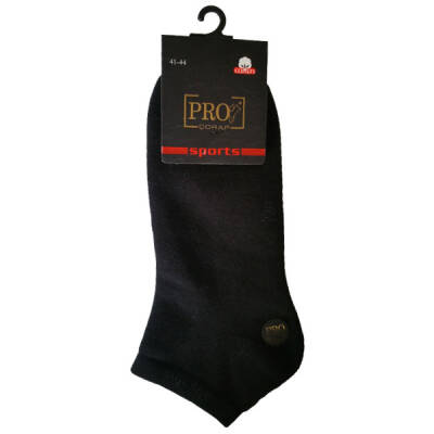 Atletıch Havlu Erkek Patik Çorabı - Siyah - 41-44 Numara