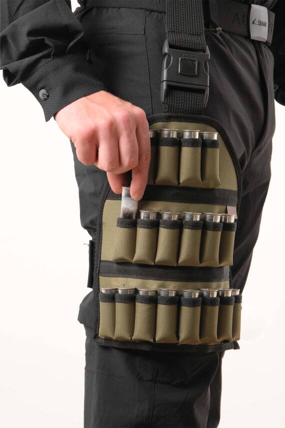 Bacak Fişekliği - Savage - Haki - 18'li - 2