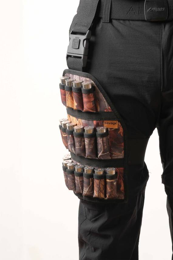 Bacak Fişekliği - Savage - Orman Desen - 18'li - 4