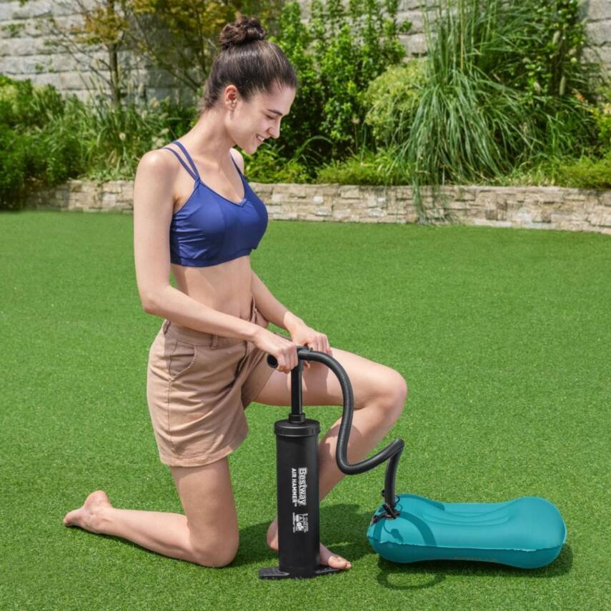 Bestway Güçlü Max 48 cm Siyah El Hava Pompası - Çift Yönlü Şişirme - 4