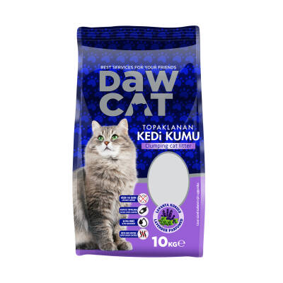 Bonisa Dawcat Lavanta Aromalı Topaklanan Bentonit Kedi Kumu - 10 Litre