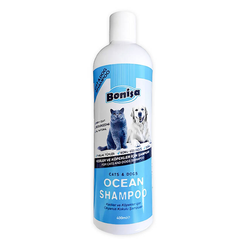 Bonisa Ferahlatıcı Okyanus Esintili Kedi Köpek Şampuanı - 400ml - 1