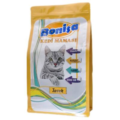 Bonisa Tavuklu Yetişkin Kedi Maması - 2.5 Kg