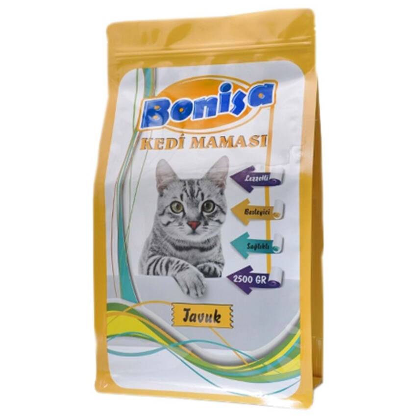 Bonisa Tavuklu Yetişkin Kedi Maması - 2.5 Kg - 1