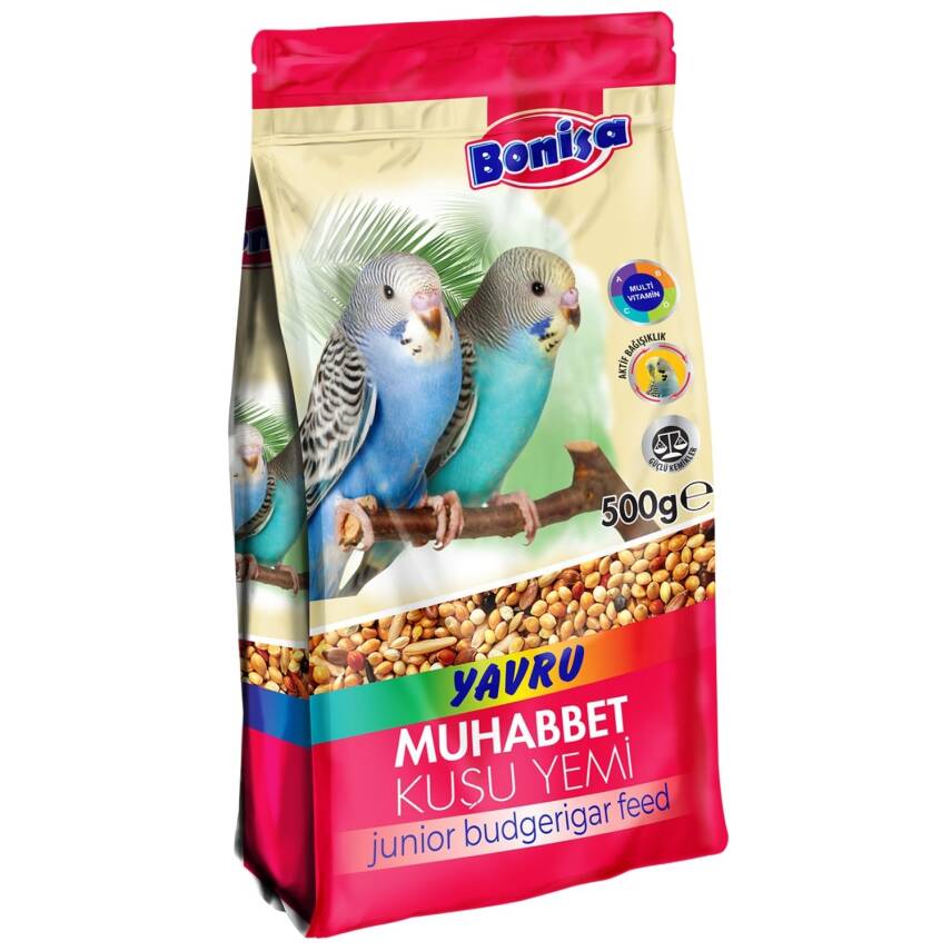 Bonisa Yavru Muhabbet Kuşu Yemi - 500 Gr - 1