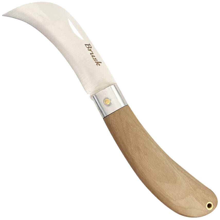 Brusk 2341 Profesyonel El Yapımı Aşı Bıçağı - Yüksek Karbonlu Çelik Kesim - 1