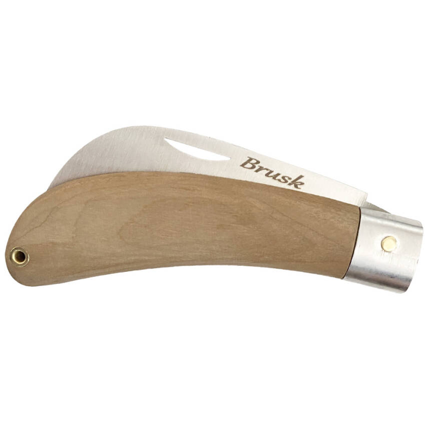 Brusk 2341 Profesyonel El Yapımı Aşı Bıçağı - Yüksek Karbonlu Çelik Kesim - 2