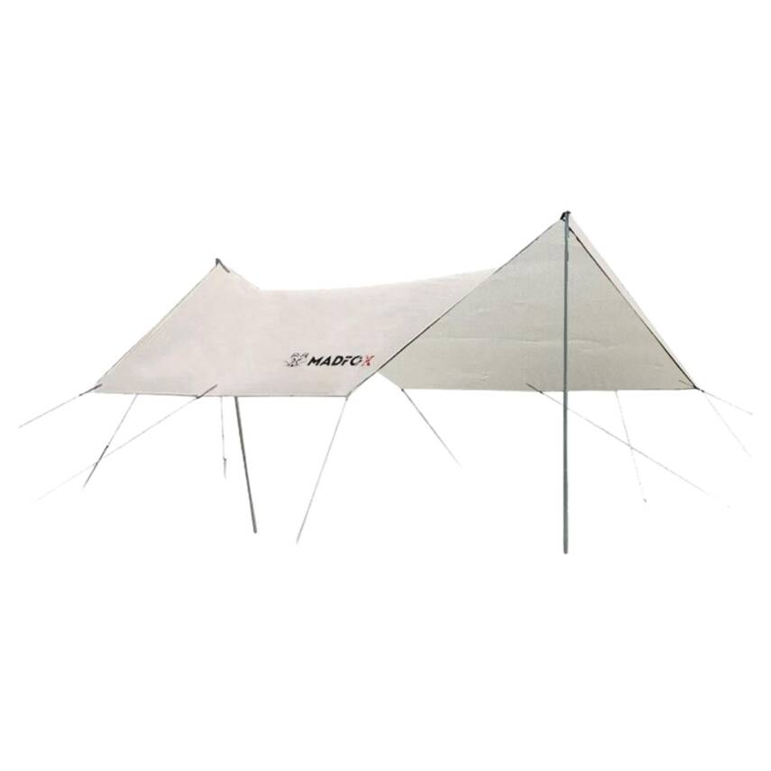 Çadır Brandası - Madfox - Güneş ve Rüzgar Koruma - OEM Kanvas Tarp 4*3 mt - 1