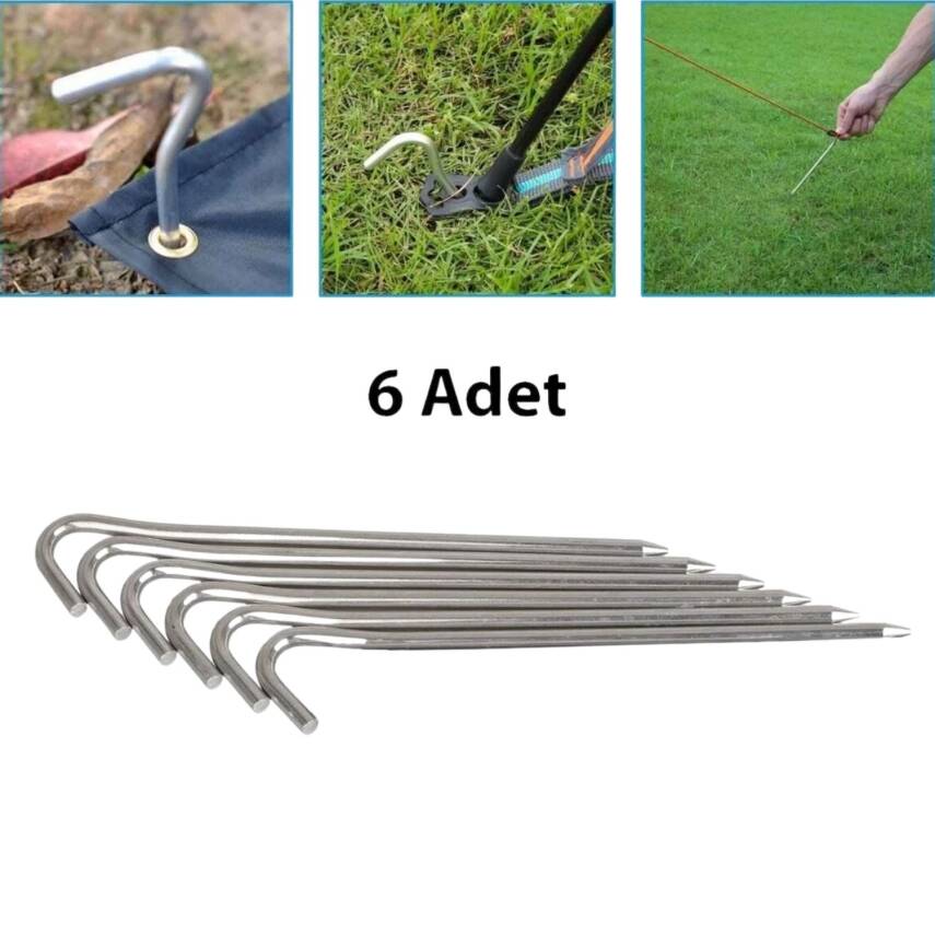 Çadır Kazığı - Madfox Skewer C-Kafa - 6 Parça - 18 cm  - 547329 - 2