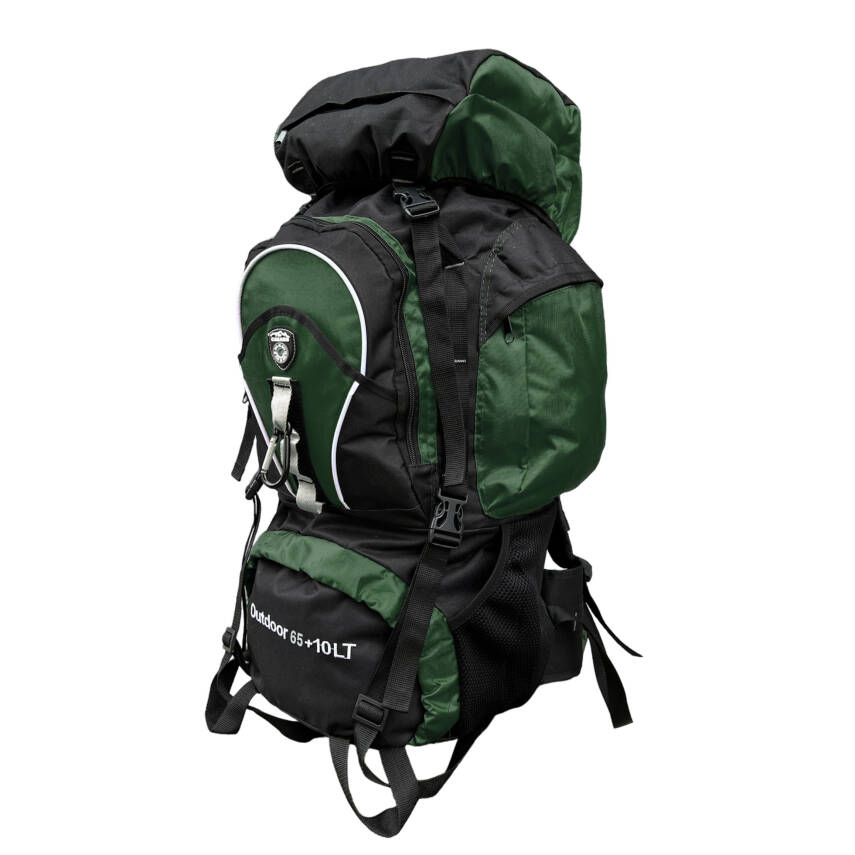 Cakard Profesyonel Dağcı Sırt Çantası 65+10 Lt Haki - 2