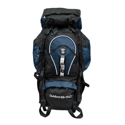 Cakard Profesyonel Dağcı Sırt Çantası 65+10 Lt Lacivert