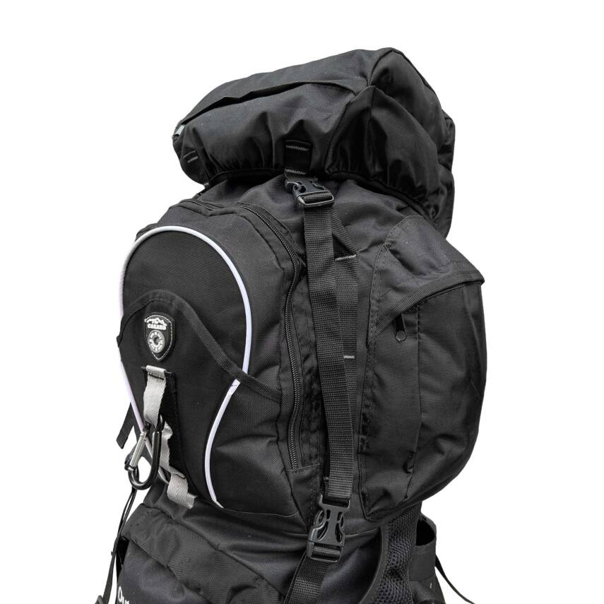 Cakard Profesyonel Dağcı Sırt Çantası 75+10 Lt Siyah 975-CK - 4