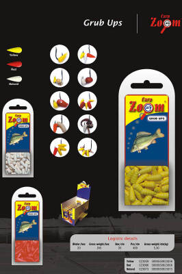 CZ 3066 Grub Ups, Unflvaoured, Kırmızı - Yüksek Performanslı Balık Yemi