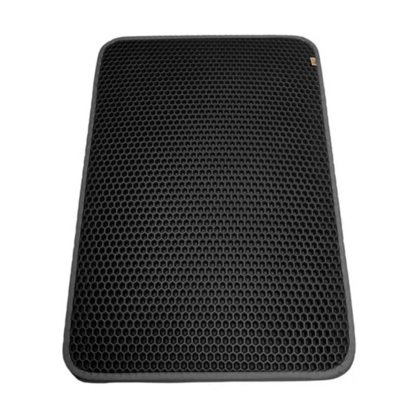 Cattie Altıgen Kum Toplayıcı Fonksiyonel Kedi Paspası Gri 37*50 cm - 2