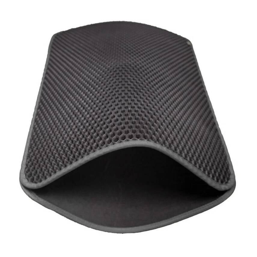Cattie Altıgen Kum Toplayıcı Fonksiyonel Kedi Paspası Gri 37*50 cm - 3