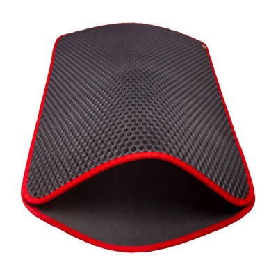 Cattie Altıgen Kum Toplayıcı Fonksiyonel Kedi Paspası Kırmızı 37*50 cm - 4