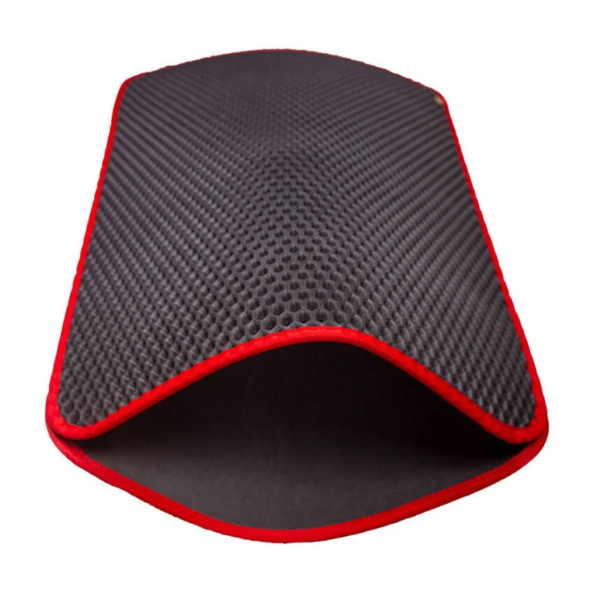 Cattie Altıgen Kum Toplayıcı Fonksiyonel Kedi Paspası Kırmızı 37*50 cm - 4