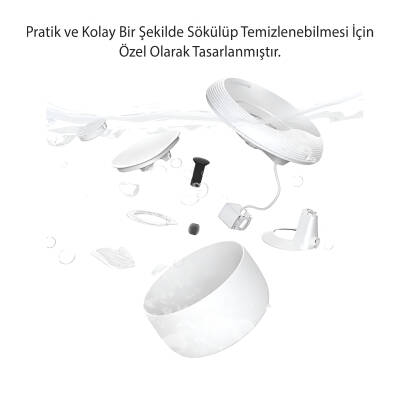 Cattie FreshFlow Nane Aromalı Kedi Köpek Su Sebili - Filtreli ve Ultra Sessiz - 3