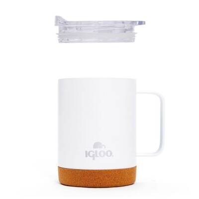 Çelik Mug Termos - Igloo - Cork - 350ml - Beyaz - 205696 - 5