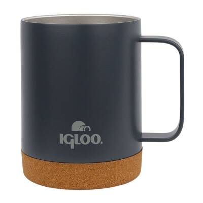 Çelik Mug Termos - Igloo - Cork - 350ml - Füme - 205696 - 2