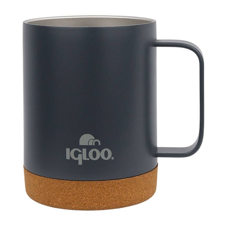 Çelik Mug Termos - Igloo - Cork - 350ml - Füme - 205696 - 2