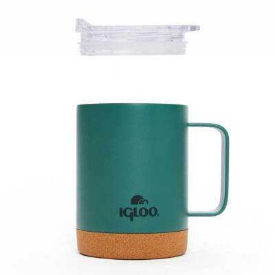 Çelik Mug Termos - Igloo - Cork - 350ml - Yeşil - 205696 - 5