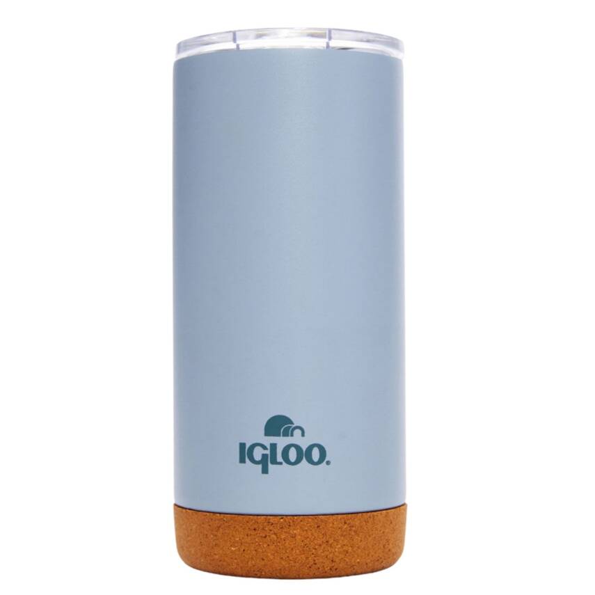 Çelik Mug Termos - Igloo - Cork - 500ml - Duman Mavi - 205695 - 1