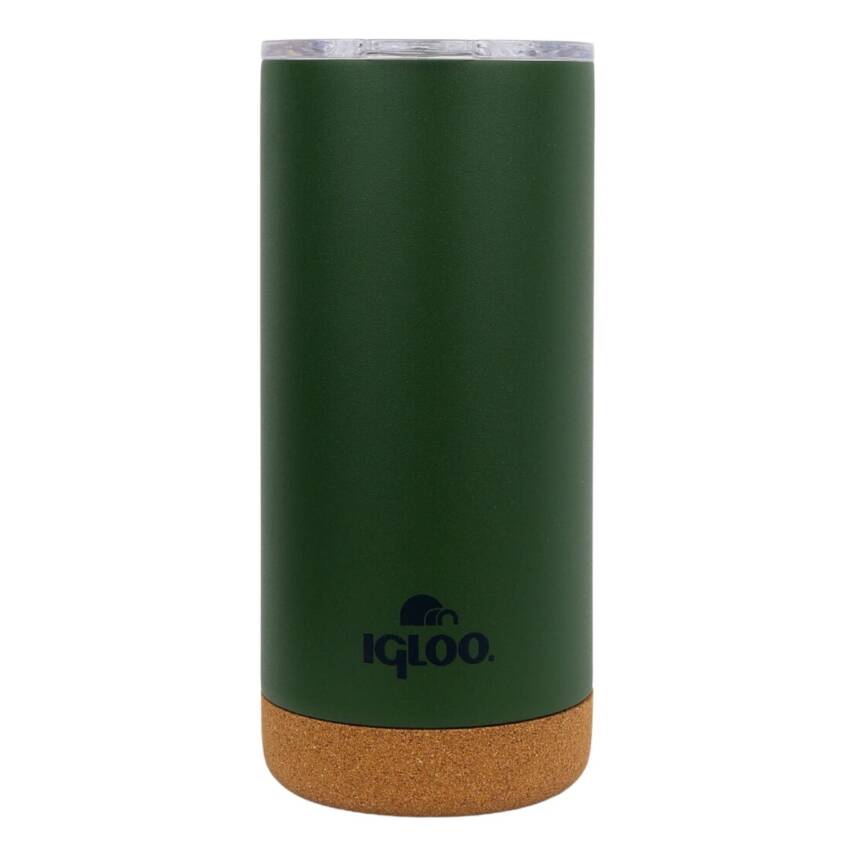 Çelik Mug Termos - Igloo - Cork - 500ml - Haki - 205695 - 1