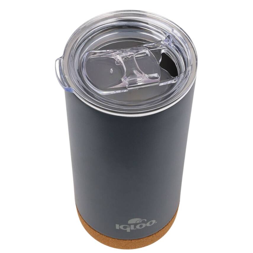 Çelik Mug Termos - Igloo - Cork - 500ml - Füme - 3