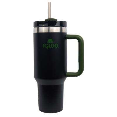 Çelik Mug Termos - Igloo - Stadler - 1.2 lt - Siyah/Haki - 205787 - 1