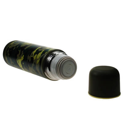 Çelik Termos - 0,50 LT - Çift Kat Çelik - Kamuflaj - Penguen (PNG-1050AS) - 2