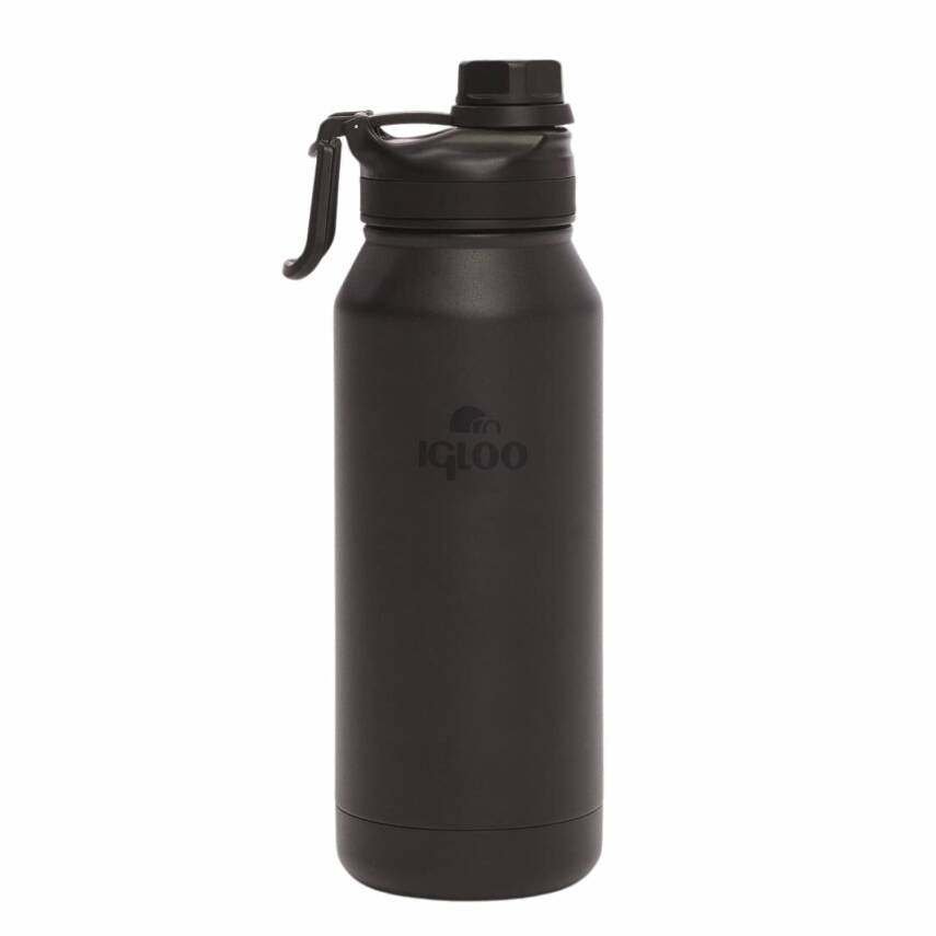 Çelik Termos - Igloo - Sportsman - 1.2 lt - Siyah - 205682 - 2