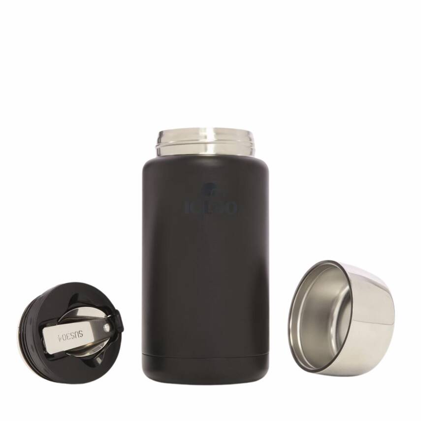 Çelik Yemek Termos - Igloo - Legend - 800 ml - Siyah - 205685 - 2