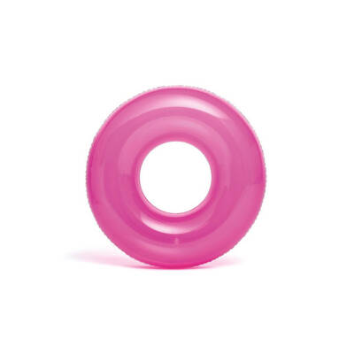 Çocuk Yüzme Simidi - Intex Şeffaf Jumbo Mor - 76 cm