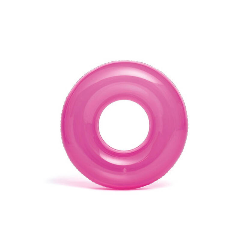 Çocuk Yüzme Simidi - Intex Şeffaf Jumbo Mor - 76 cm - 1