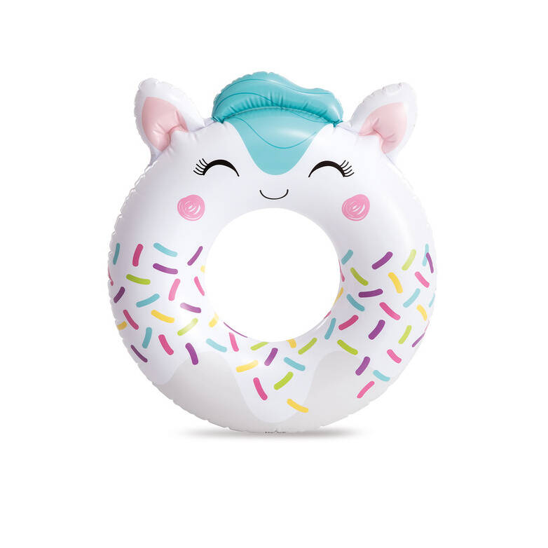 Çocuk Yüzme Simidi - Intex Sevimli Kedi Figürlü 76 cm - 1