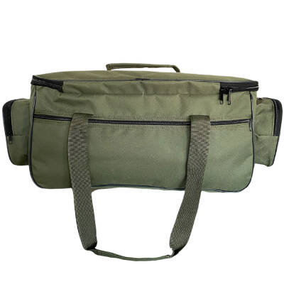Çok Amaçlı Büyük Boy Haki Malzeme Çantası - Balıkçı, Seyahat ve Kamp Çantası - 2