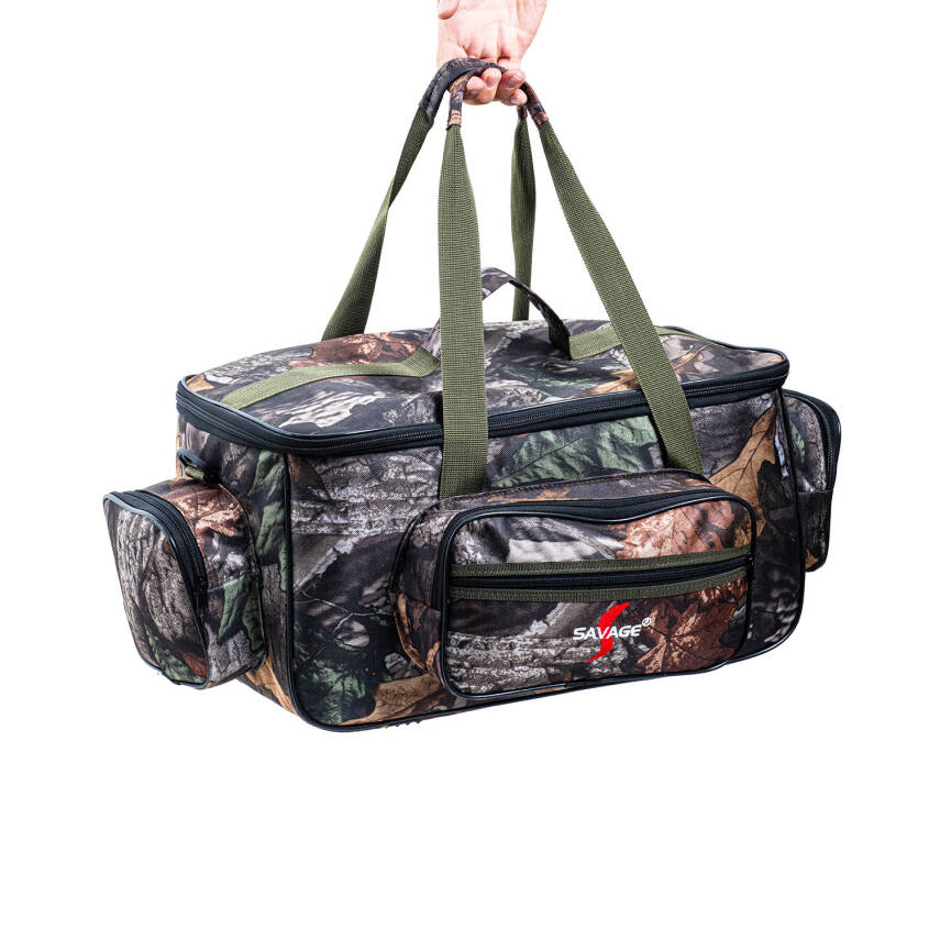 Çok Amaçlı Malzeme Çantası - Büyük - Orman Desen - 35021 - Balıkçı Çantası - Seyahat Çantası - 1