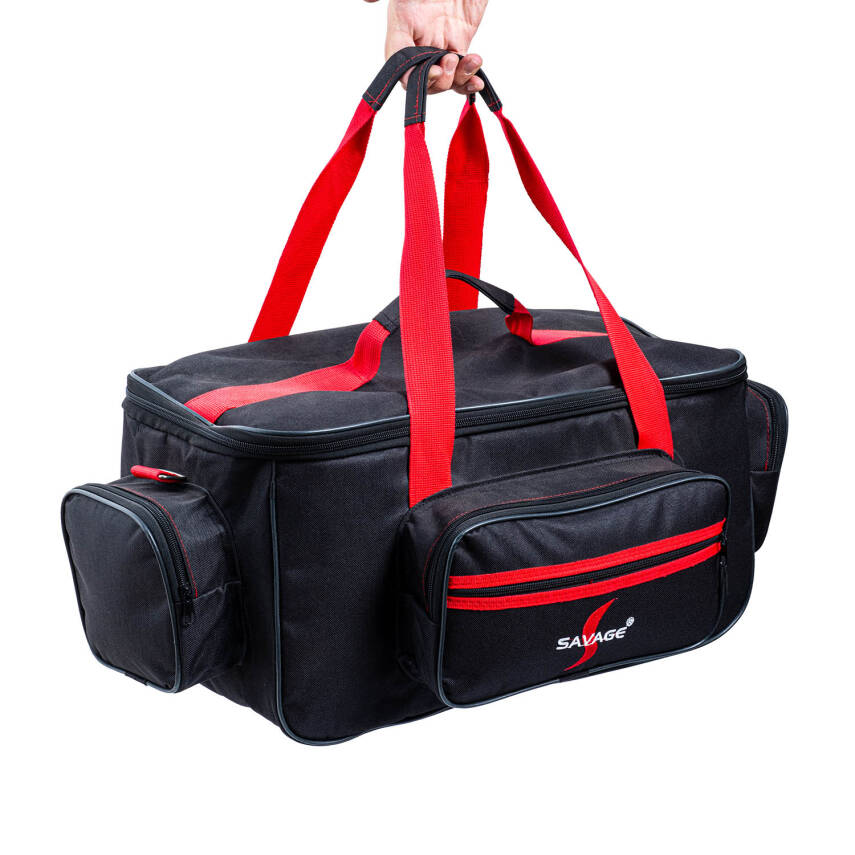 Çok Amaçlı Malzeme Çantası - Büyük - Siyah - 35021 - Balıkçı Çantası - Seyahat Çantası - 1