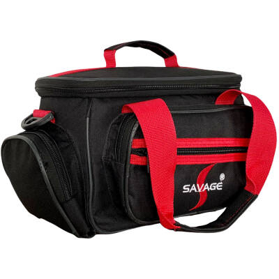 Çok Amaçlı Malzeme Çantası - Küçük - Siyah - Balıkçı Çantası - Seyahat Çantası