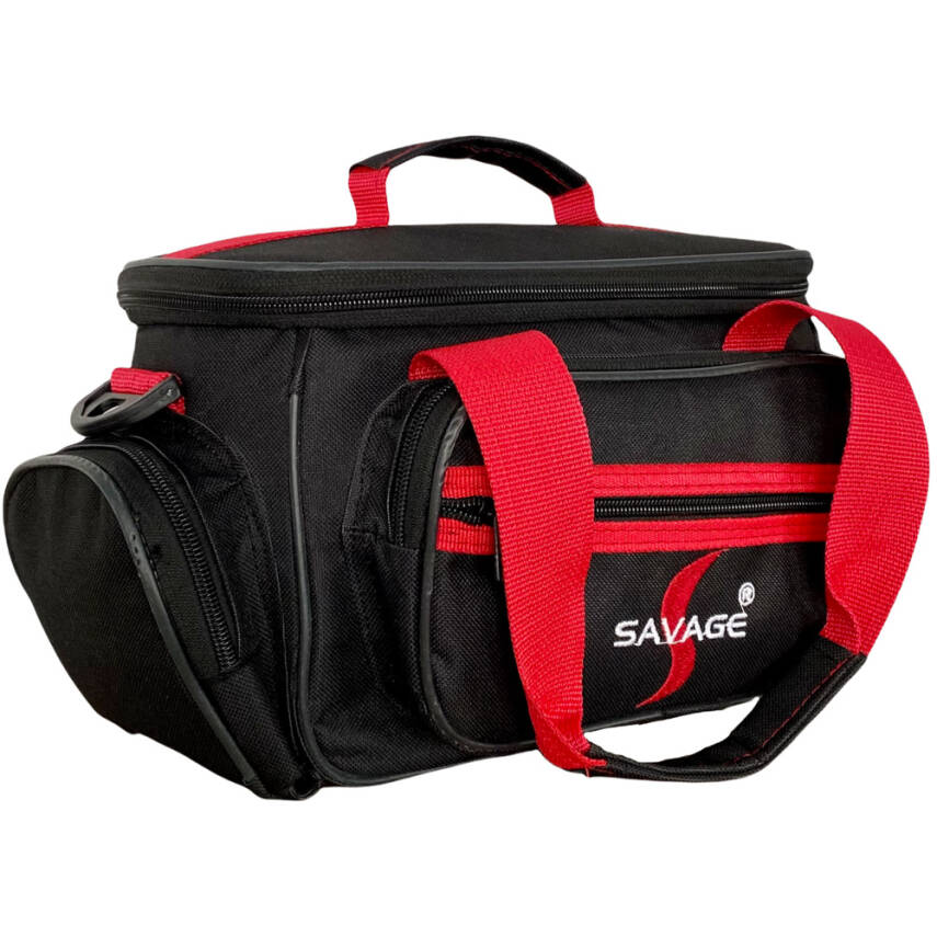 Çok Amaçlı Malzeme Çantası - Küçük - Siyah - Balıkçı Çantası - Seyahat Çantası - 1