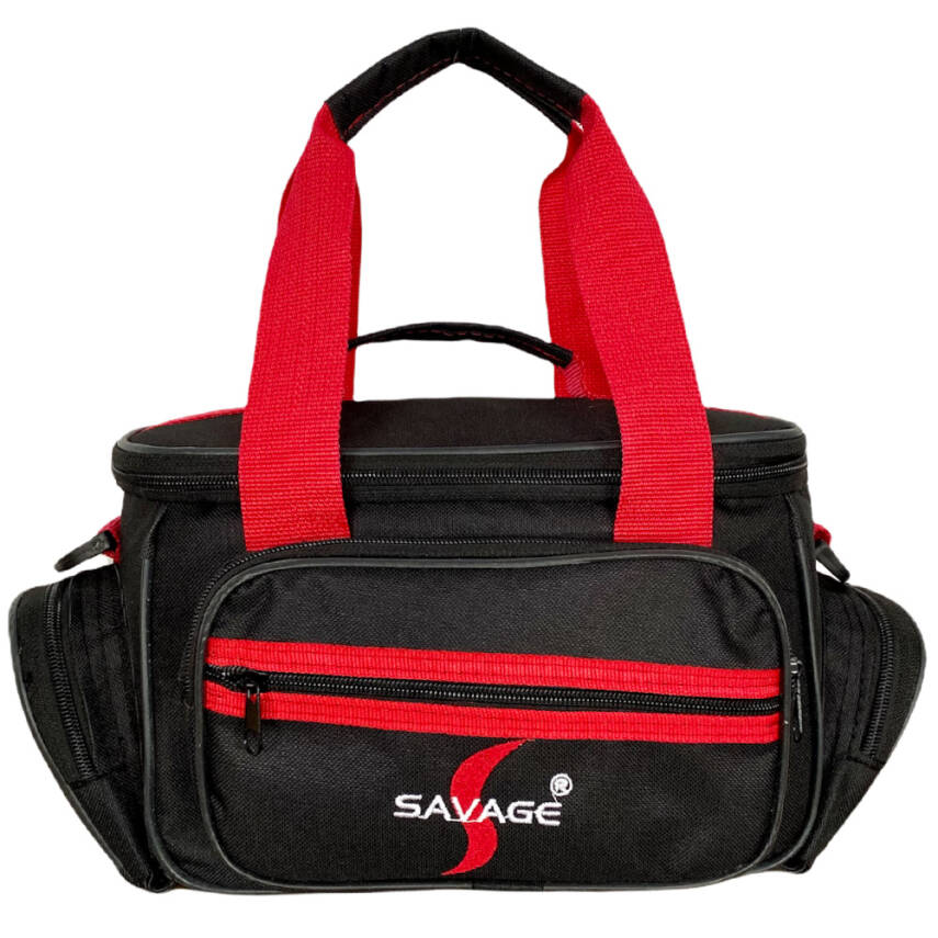 Çok Amaçlı Malzeme Çantası - Küçük - Siyah - Balıkçı Çantası - Seyahat Çantası - 4