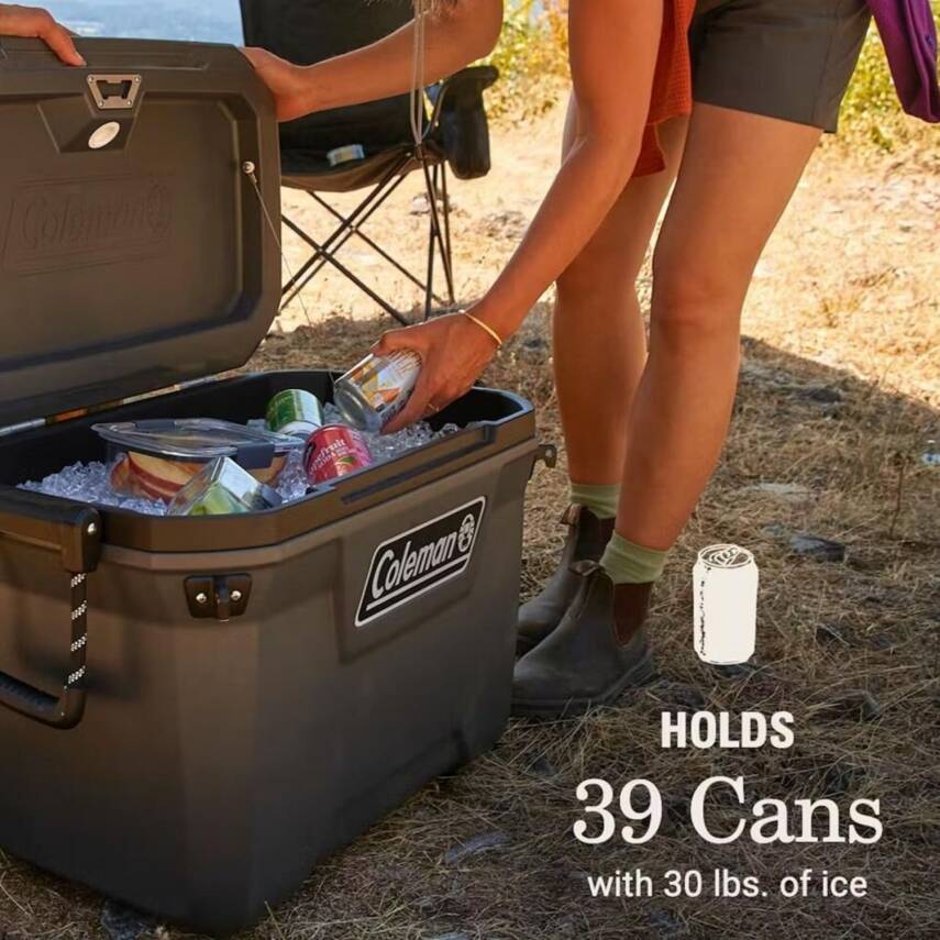 Coleman Convoy 55 QT Soğutucu Buzluk - Dark Storm - 52 Litre - 5