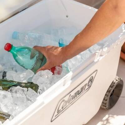 Coleman Xtreme Wheeled 100 QT Beyaz Tekerlekli Buzluk - 2