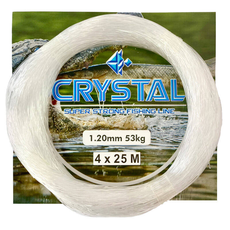 Cyrstal Beyaz Poşet Misina 1.20 mm - Yüksek Mukavemetli Balıkçılık Misinası - 1
